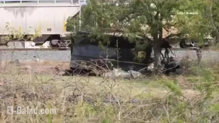 UPS Driver Fatally Struck by Train in Hunt County