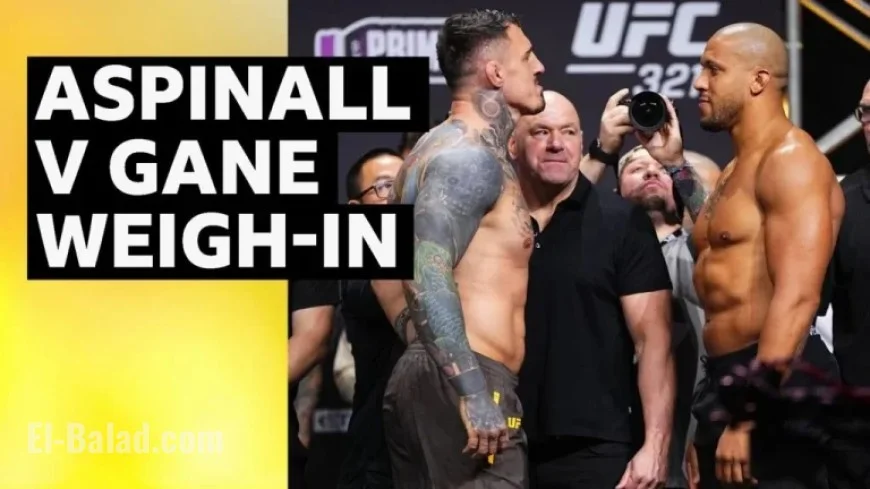 UFC 321: Tom Aspinall Outweighs Ciryl Gane at Weigh-In