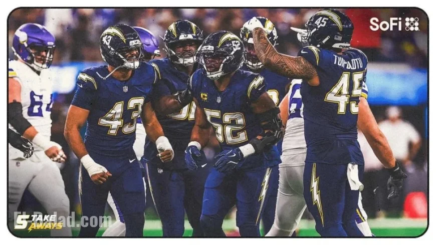 Justin Herbert, Khalil Mack Propel Chargers to Victory Over Vikings in Week 8