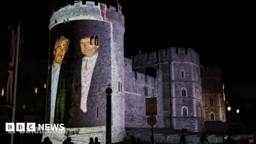 Trump-Epstein Projection on Windsor Castle: No Charges Filed