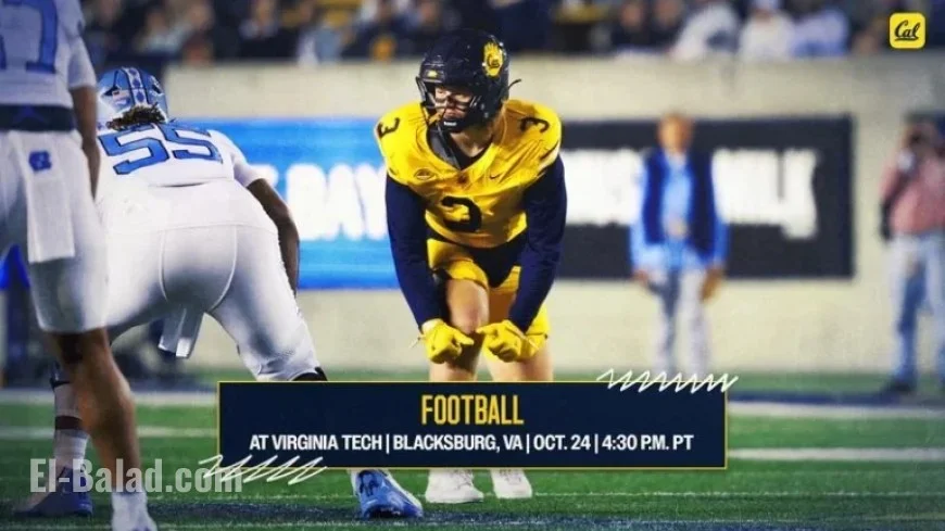 Cal Embarks on Inaugural Trip to Virginia Tech