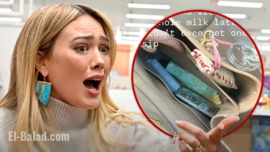 Hilary Duff Posts Emotional Selfie After Coffee Spill in Balenciaga Bag