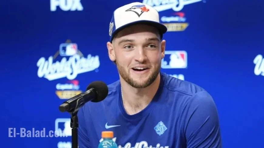 Blue Jays Pitcher Trey Yesavage’s Girlfriend Taylor Flaunts Custom World Series Jacket