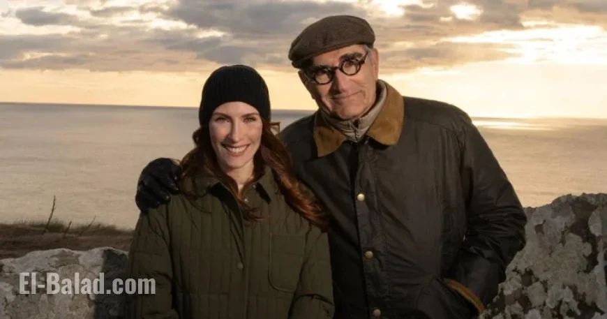 Sarah Levy Joins Father Eugene in Galway Bay After Schitt’s Creek