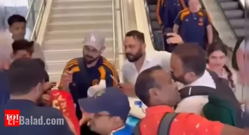 Fans Mob Virat Kohli at Sydney Airport Despite ODI Struggles – Watch