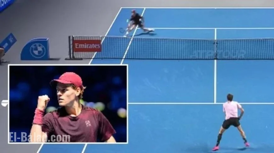 Bublik Attempts Trick at Net, Sinner Responds Brilliantly
