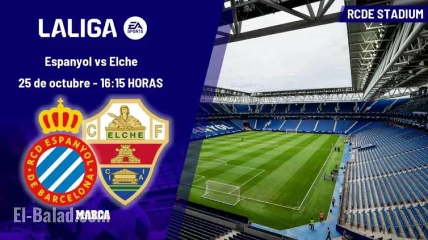 Espanyol vs Elche: LaLiga EA Sports Match Time and TV Channel