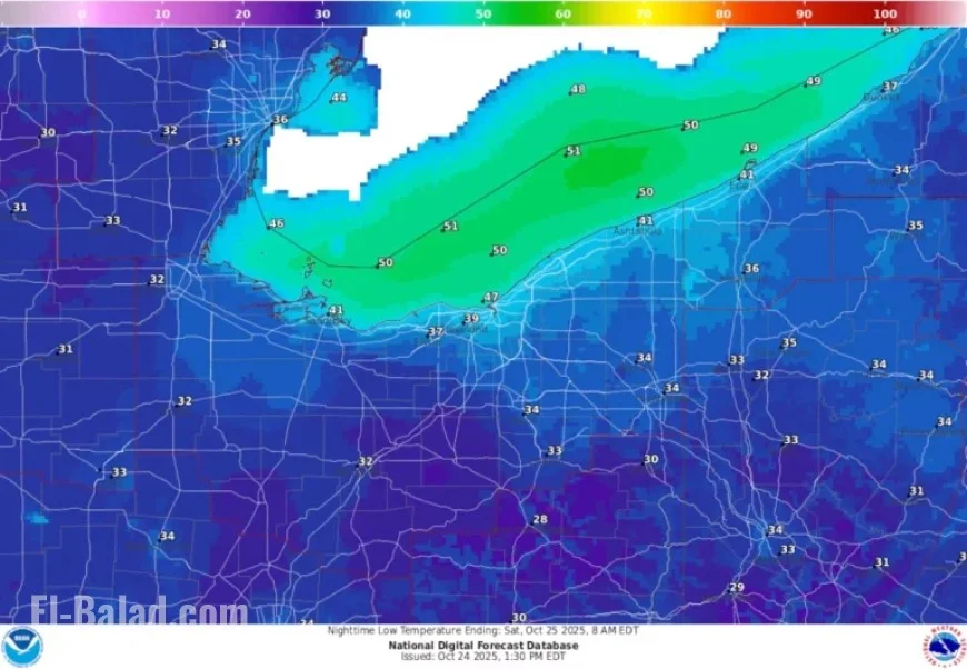 Northeast Ohio Braces for Freeze Warning Amid Plummeting Temperatures