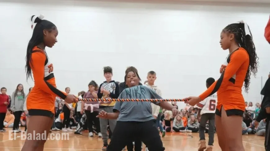 Massillon Tigers Fans Energized by Cheerleader Performances Before Rivalry Game