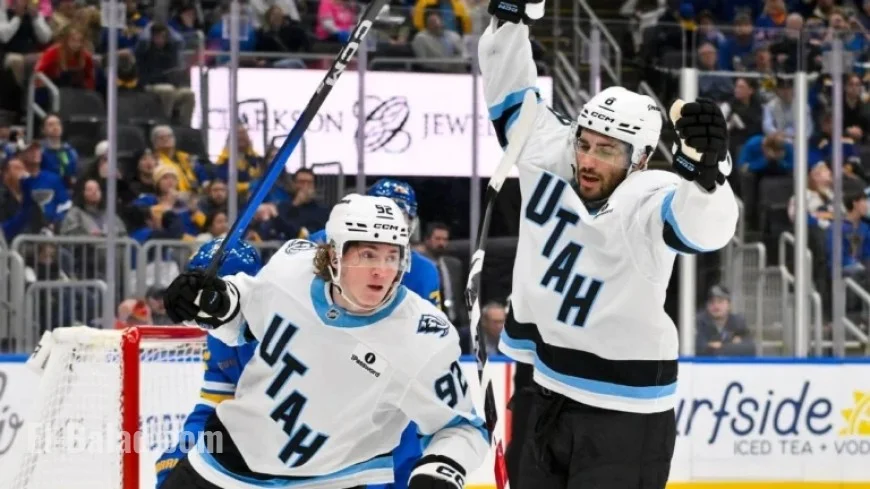 Cooley Scores Hat Trick in First-Period Surge for Utah
