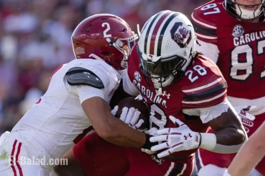 Bernard’s Late Touchdown Propels Tide Over South Carolina in Thriller