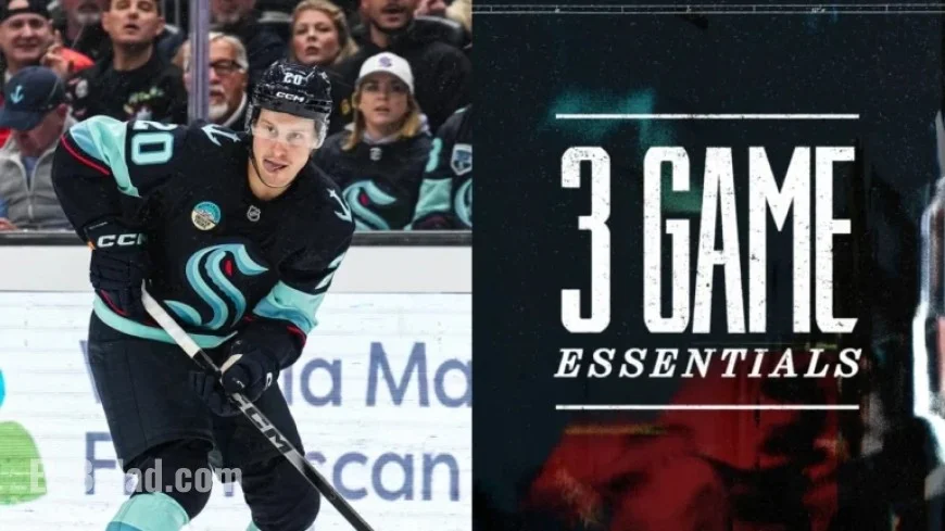 Kraken Face Oilers in Key NHL Showdown Tonight at 7:00 p.m.