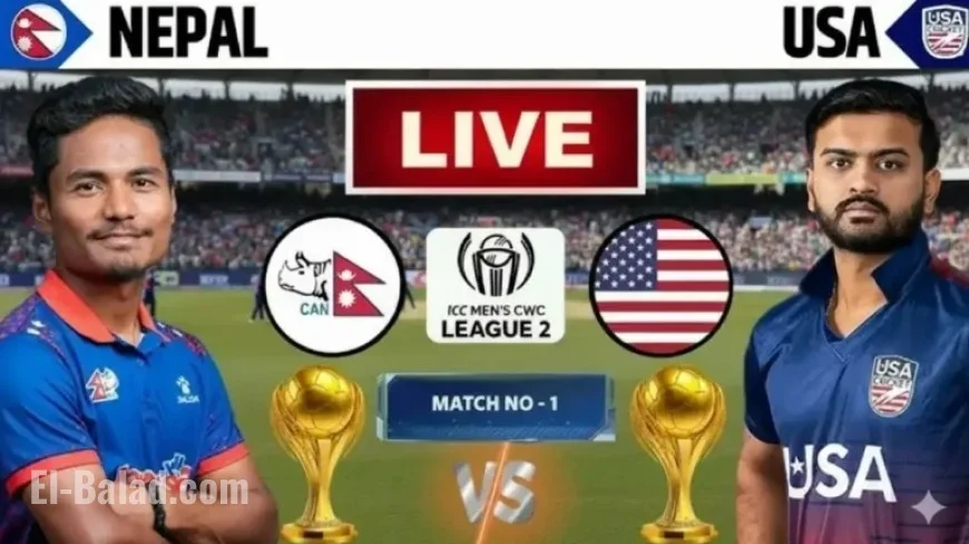 Monank, Smit Patel Stabilize USA in Nepal ICC Cricket Match: Live Score