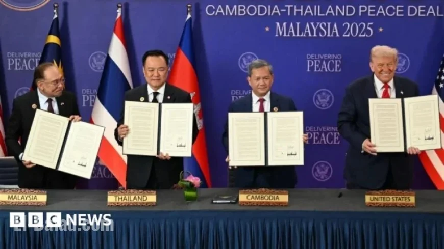 Trump Facilitates Landmark Thailand-Cambodia Peace Deal Signing