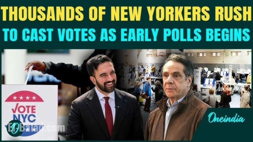 NYC mayoral election results & early voting: what to know right now