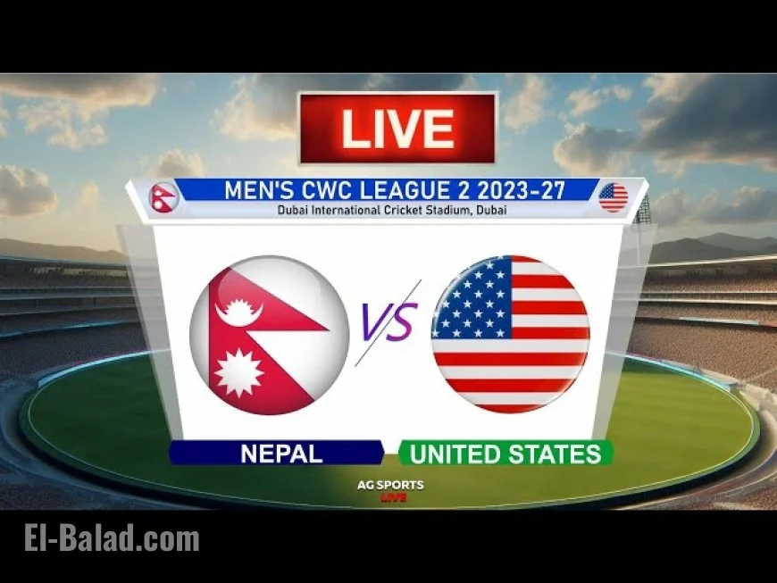 United States vs Nepal live scorecard: USA set 263 in Dubai as early strike rocks Nepal chase