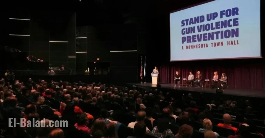 Giffords and Walz Advocate for Assault Weapons Ban at Waconia Town Hall
