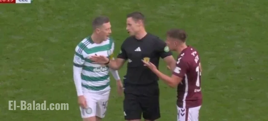 Callum McGregor Clashes with Cammy Devlin in First-Half Tension
