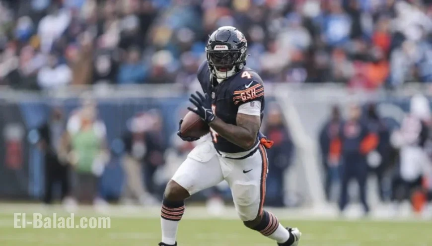 Bears-Ravens Inactives: Running Back D’Andre Swift Set to Play