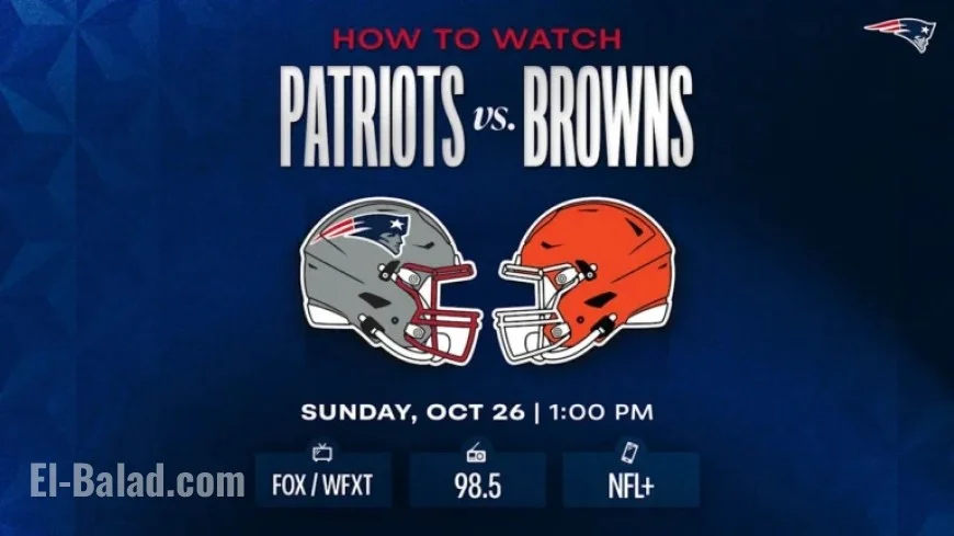 Patriots vs. Browns: How to Watch or Listen Live