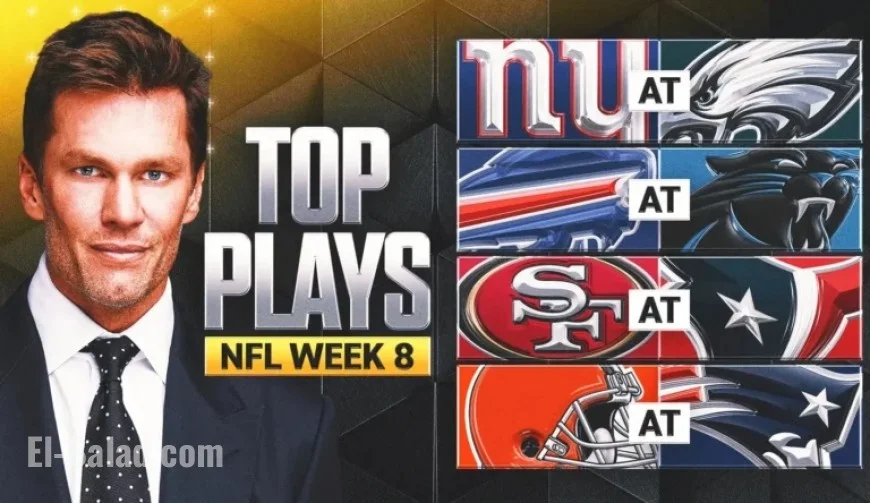 NFL Week 8: Giants vs. Eagles, 49ers vs. Texans, Browns vs. Patriots Live Scores