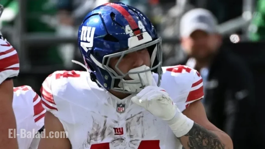 Giants’ RB Cam Skattebo Sustains Severe Ankle Injury, Carted Off Field