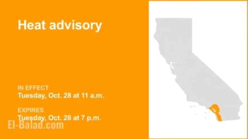 Southern California Faces Heat Advisory for Tuesday