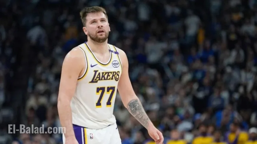 Lakers’ Doncic sidelined a week with finger sprain, leg contusion