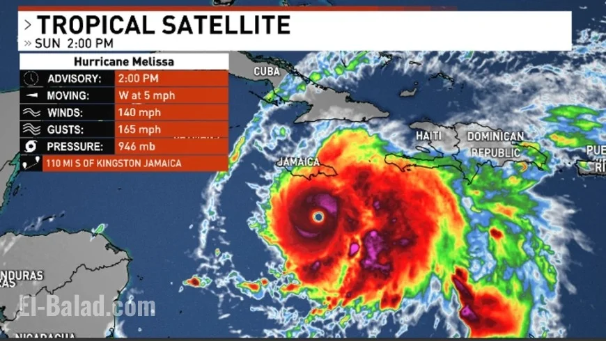 Hurricane Melissa targets Jamaica: Category 4, slow-moving, and potentially historic