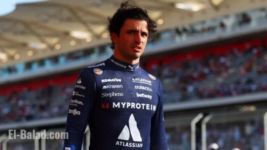 Sainz Receives Five-Place Grid Penalty Following US Grand Prix