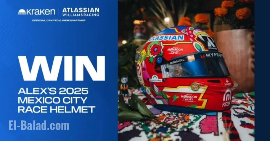 Enter to Win Alex Albon’s Mexico City Race Helmet Competition