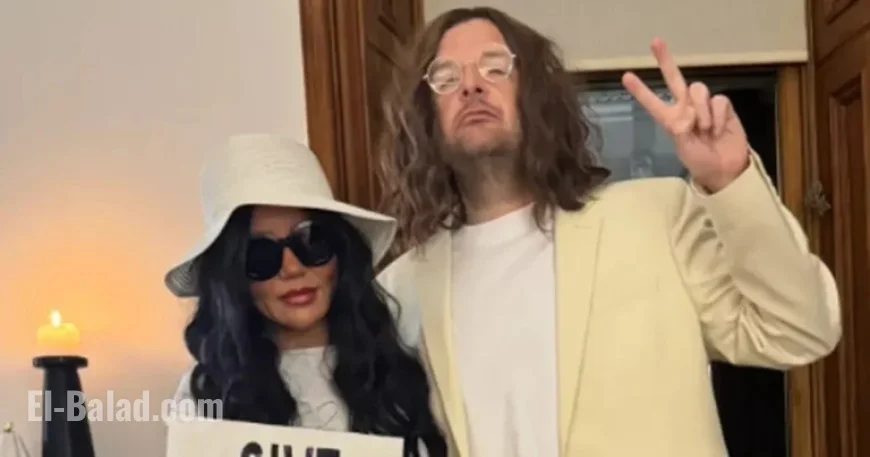 Kevin Bridges and Wife Delight Fans with Lennon and Yoko Halloween Costumes