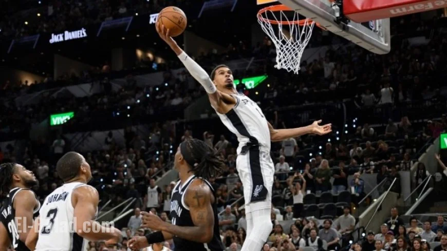 Victor Wembanyama towers over late Nets rally: 31-14-6 as unbeaten Spurs move to 3–0