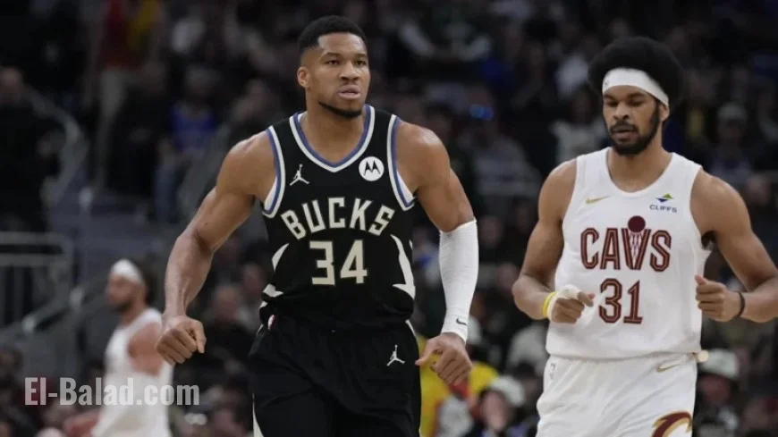 Giannis Antetokounmpo and Two Bucks Listed as Injured Before Cavaliers Clash