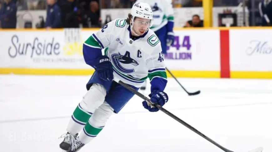 Canucks’ Hughes Faces Day-to-Day Status with Lower-Body Injury