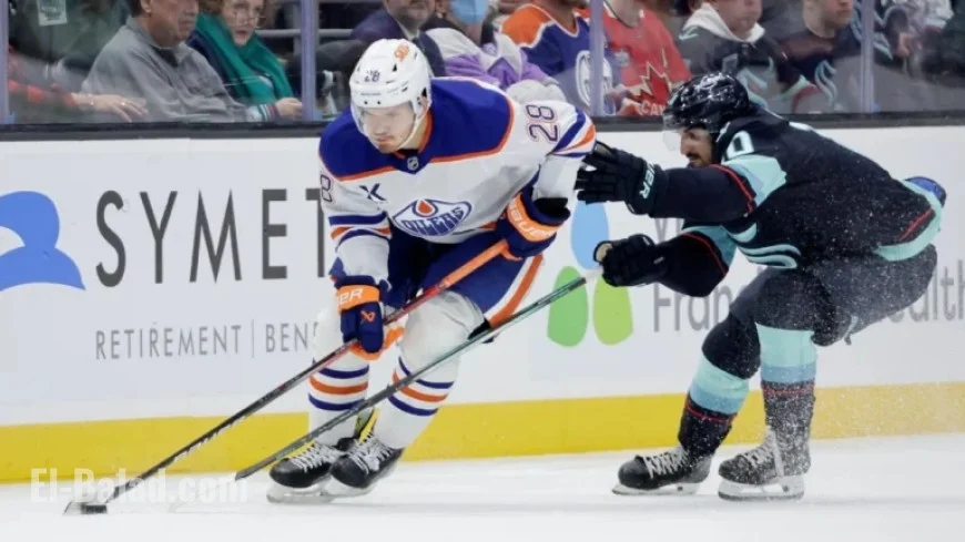 Oilers Continue Struggling to Find Form After Loss to Kraken