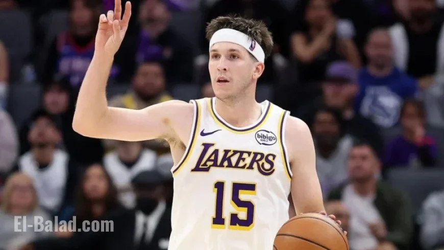 Reaves Scores Career-High 51 Points for Short-Handed Lakers