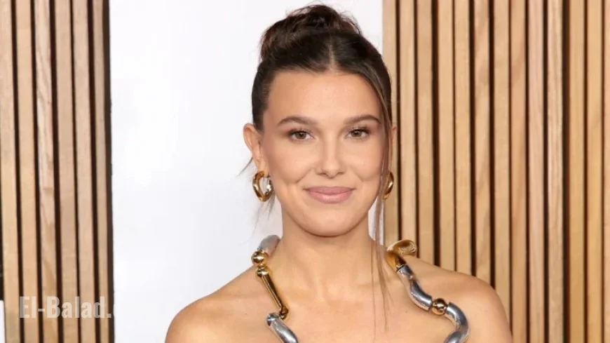 Millie Bobby Brown Inspires Halloween with Stylish Open-Back Black Dress
