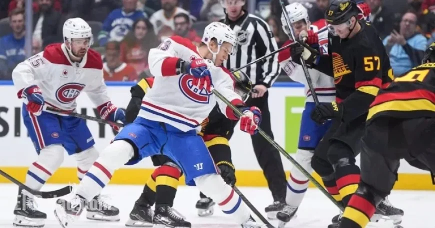 Demidov Shines with Three Points, Canadiens Triumph Over Canucks