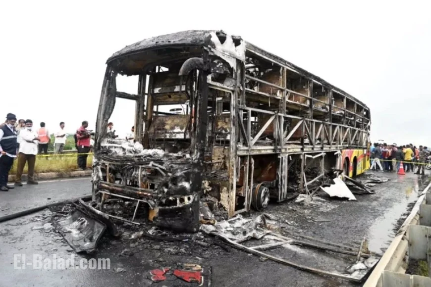 Mobile Phones Intensified Bus Fire, Leading to 20 Fatalities