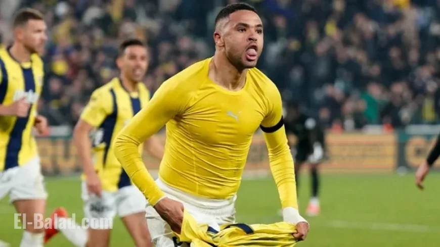 En-Nesyri Shines with Two Goals in 20 Minutes for Fenerbahçe