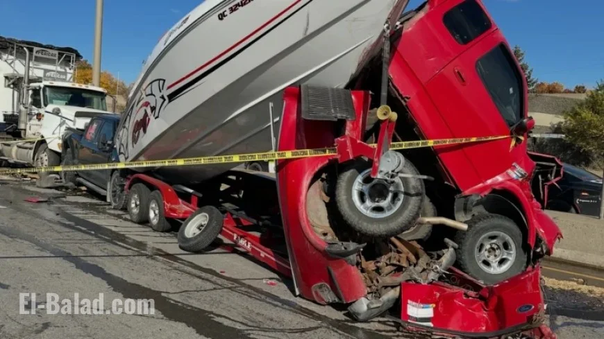 Massive Pileup on Autoroute 25: Witness Shocked to See Survivors