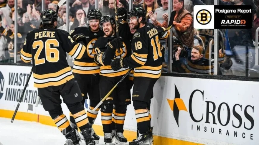 Bruins Halt Skid with Team Effort Against Avalanche