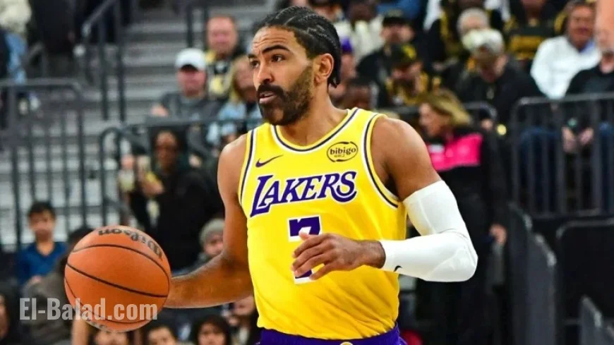 Lakers’ Gabe Vincent sidelined 2-4 weeks with ankle injury