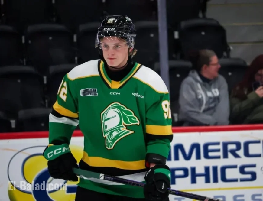 IceDogs Trade for Ducks Draft Pick Noah Read from Knights