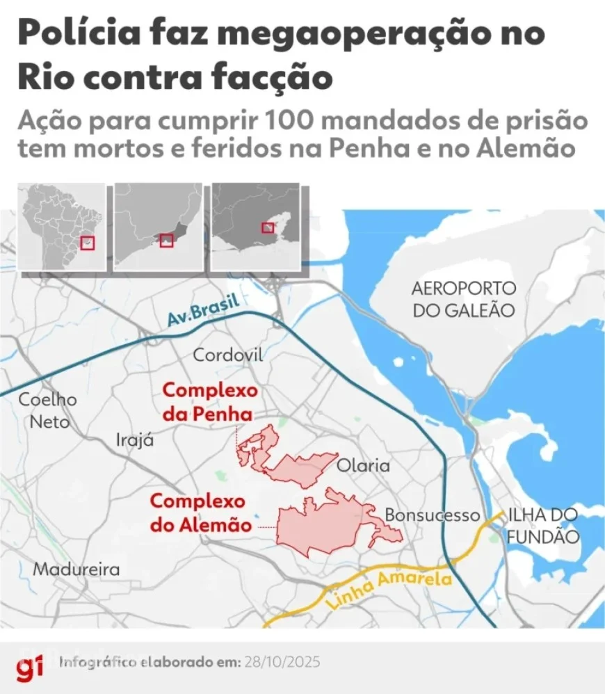 Massive Police Operation in Alemão and Penha Leaves 64 Dead, 81 Arrested