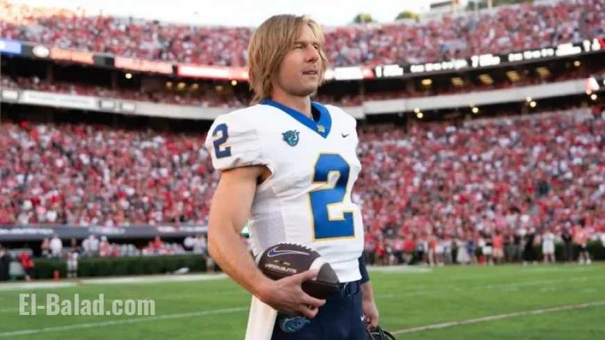 Glen Powell, Michael Waldron Discuss ‘Chad Powers’ Finale Filmed at UGA Halftime