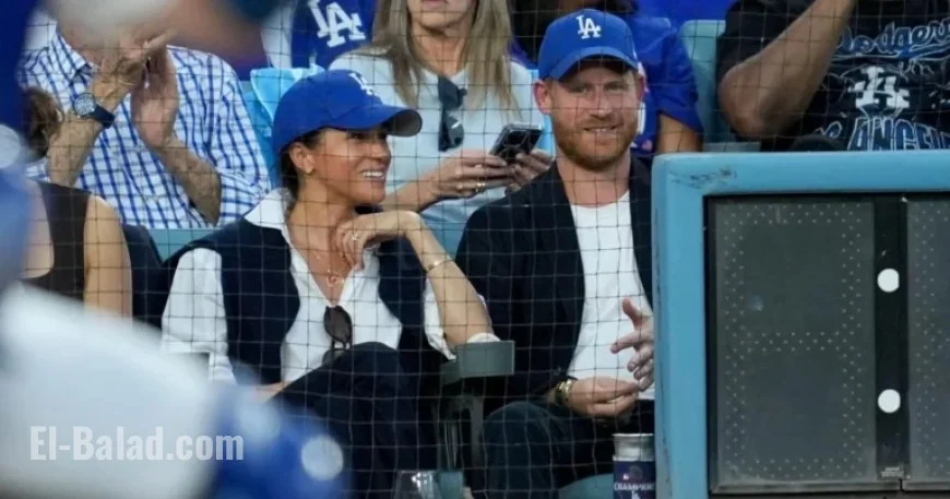 Meghan Markle and Prince Harry Attend World Series Game