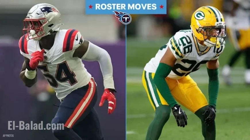 Titans Reshape 53-Man Roster and Practice Squad with Key Moves