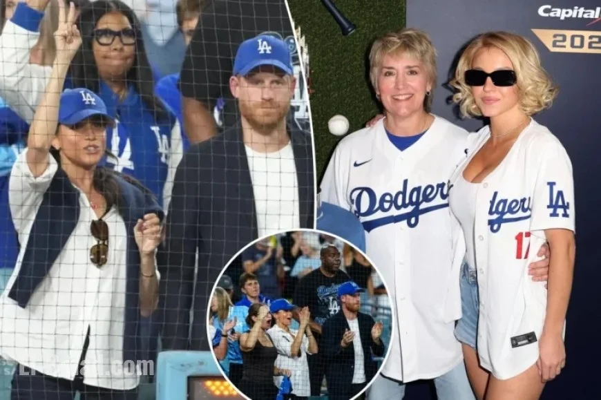 Meghan Markle and Prince Harry Attend World Series Game 4
